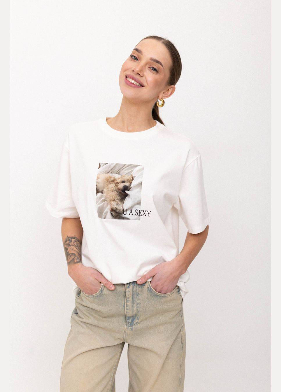 ФУТБОЛКА ОВЕРСАЙЗ UASEXY Twice - (323586163)