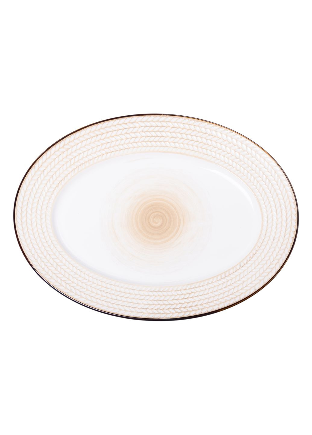 Блюдо керамічне овальне в стилі ретро, TS Kitchen (328441029)