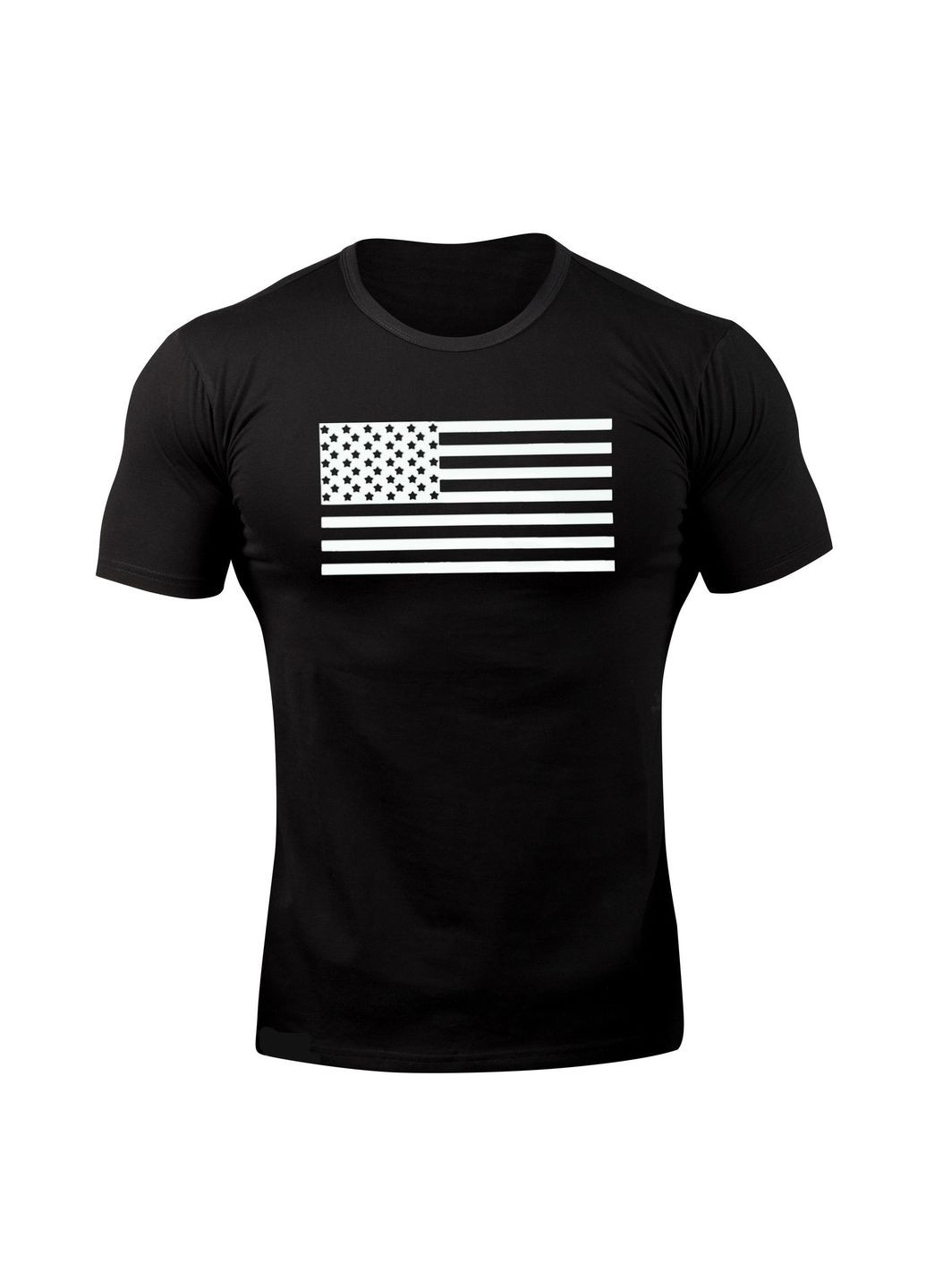 Черная мужская футболка Alpha