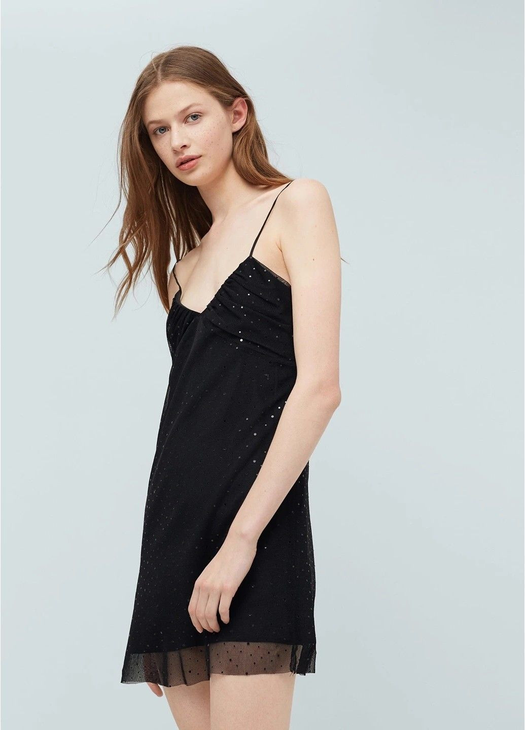 Чорна кежуал сукня Mango