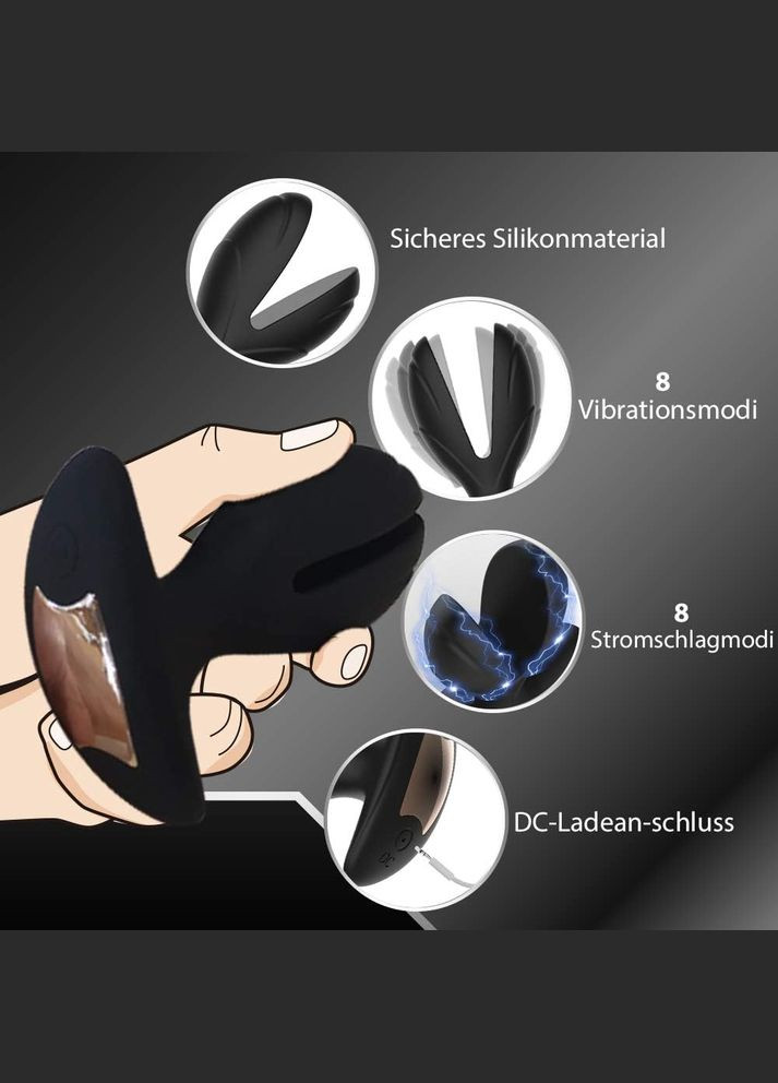 Анальная Вибро Пробка Расширитель с Электро Импульсами и Пультом ДК Unbranded (315786413)