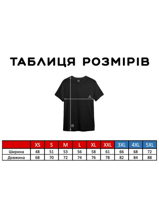 Черная футболка с патриотическим принтом"по матрьошкам" ТiШОТКА