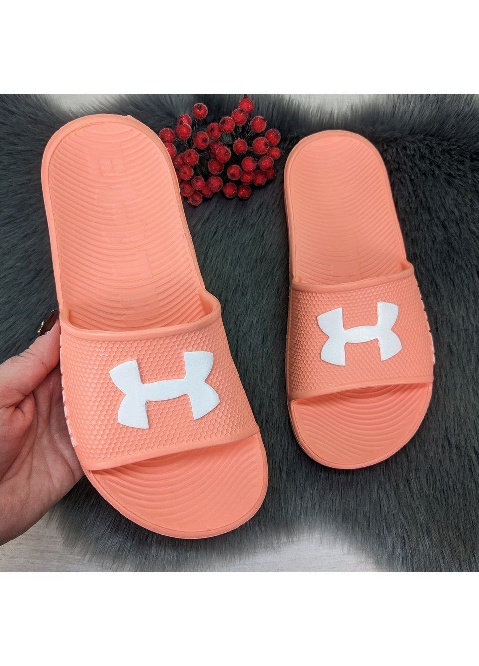 Оранжевые женские пляжные шлепанцы сланцы пенковые Gipanis