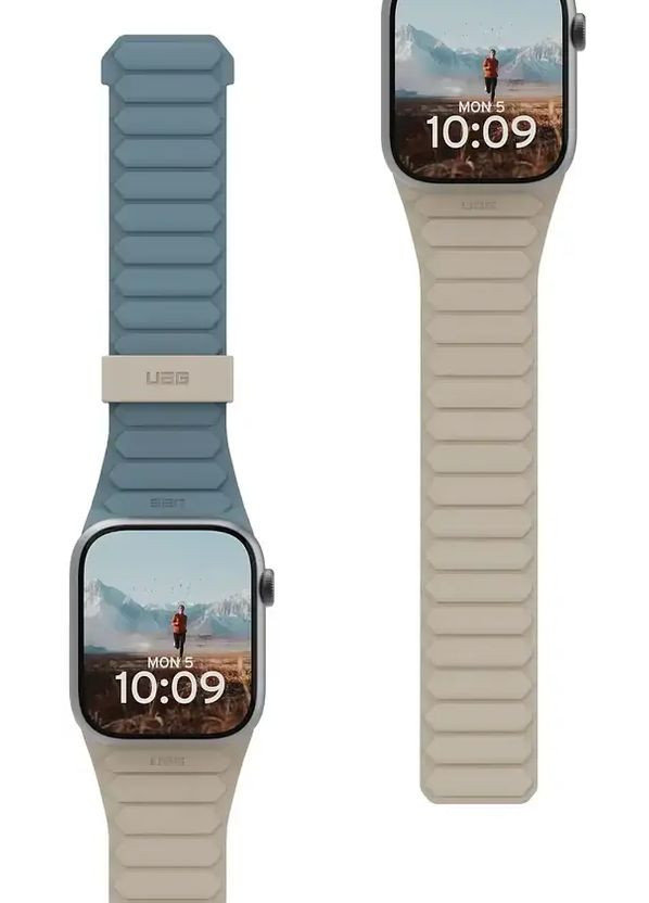 Ремінець для Apple Watch Ultra 2/Ultra-49-45-44-42mm, Pathfinder, Dune/Cloud Blue UAG (364875037)