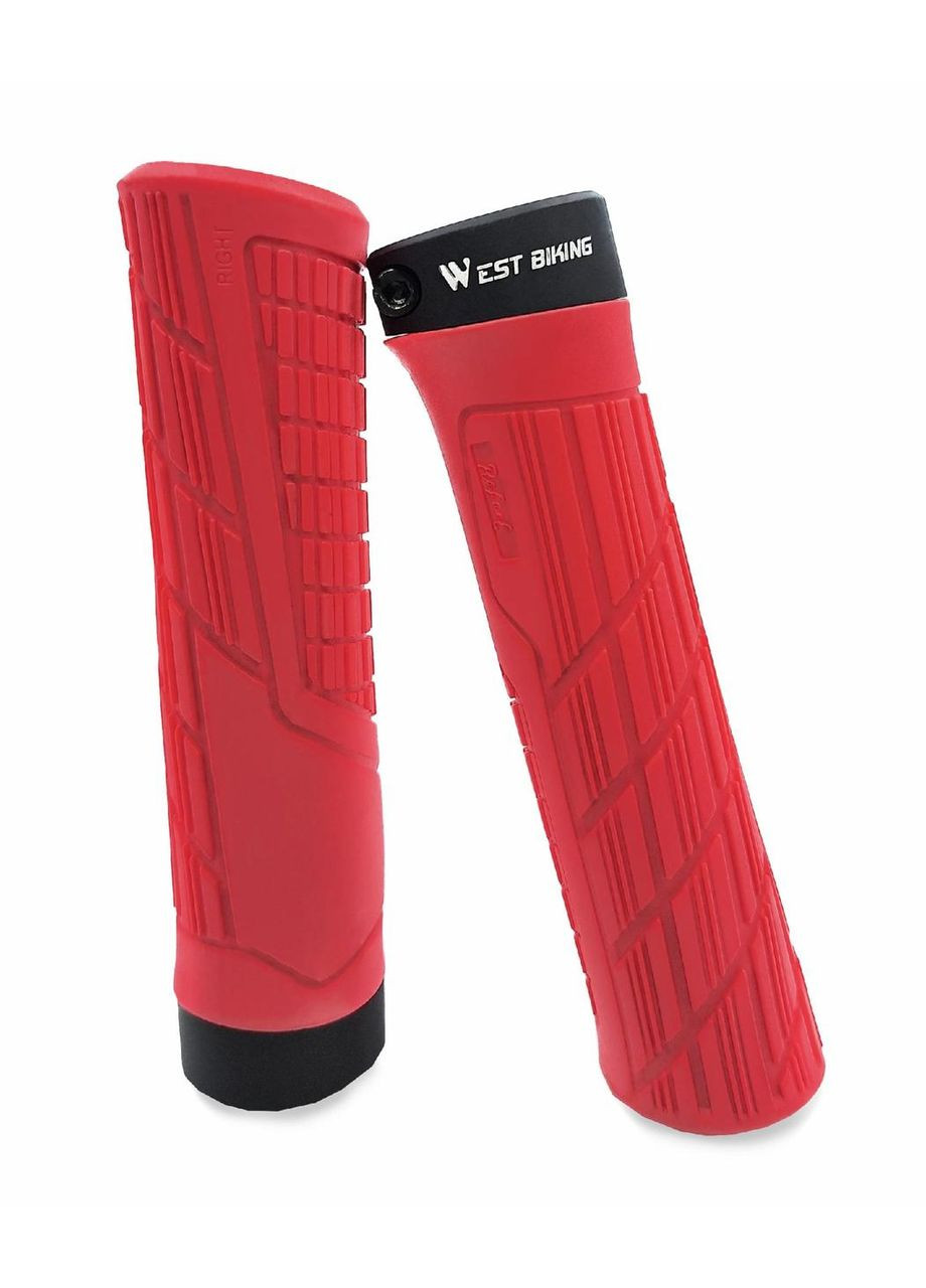 Грипсы YP0804063 эргономичные 135 мм с алюминиевым замком (G0000981) West Biking (355802909)
