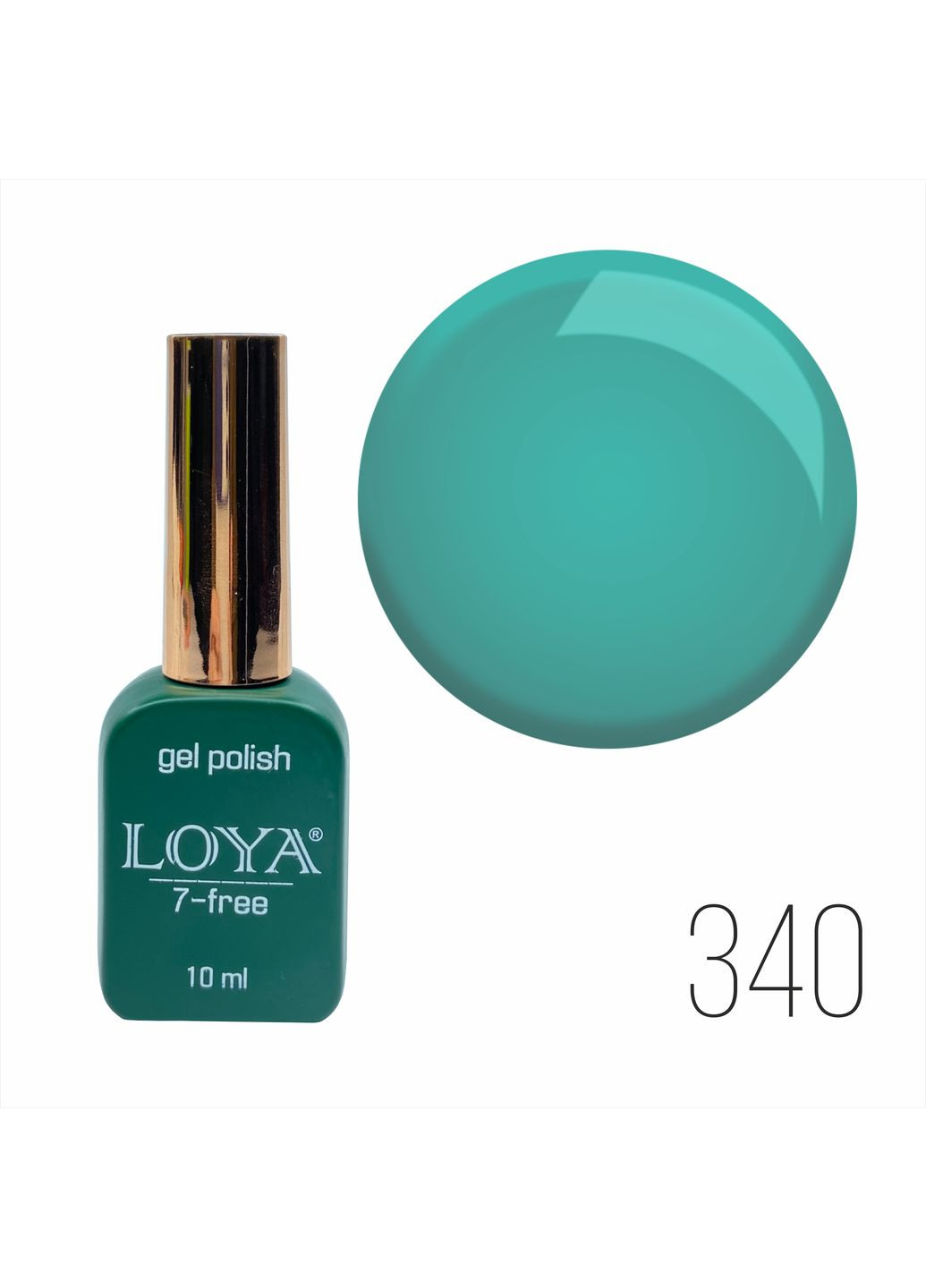 Гель-лак 340 Карибська мрія 10 мл Loya (360889844)