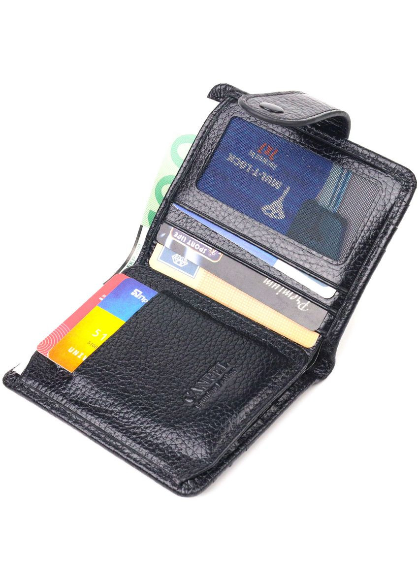 Стильный кошелек из натуральной зернистой кожи 21688 Canpellini (298569713)