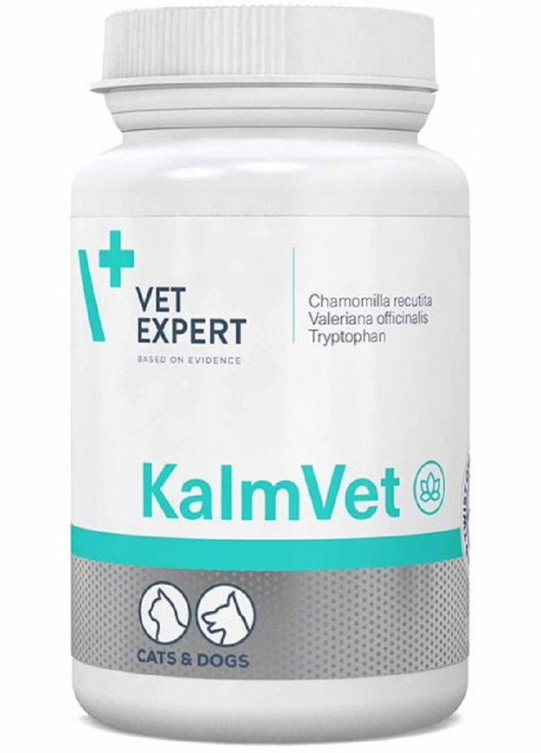 Успокоительный препарат для собак и кошек KalmVet 60 капсул (5907752658709) VetExpert (279569774)