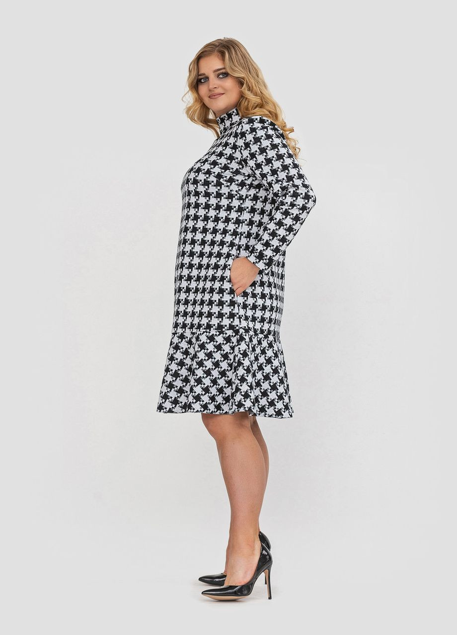 Білий вечірня сукня ніно чорно-біла 0351 Vlavi