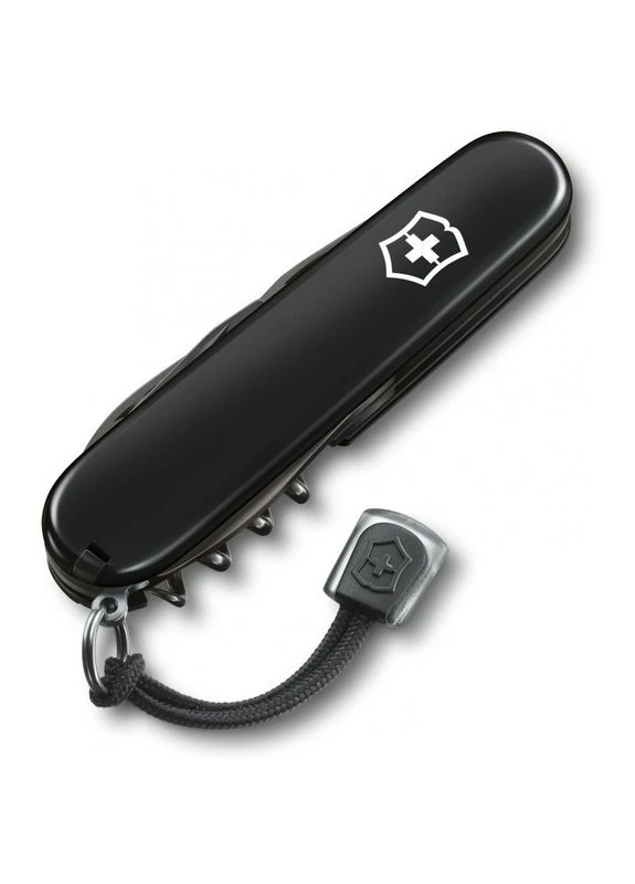 Нож складной, мультитул Spartan Onyx Black (91мм, 12 функций), 1.3603.31P, для рыбалки Victorinox (395604517)