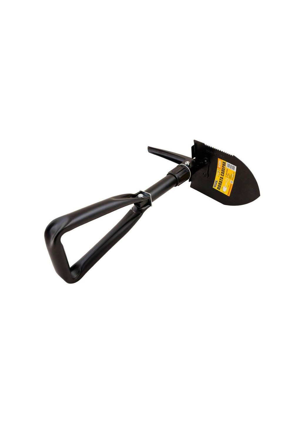 Лопата саперная 120 x 460 мм рельсовая сталь Mn50 с тканевым чехлом вес 0,8 кг Mastertool (332986693)