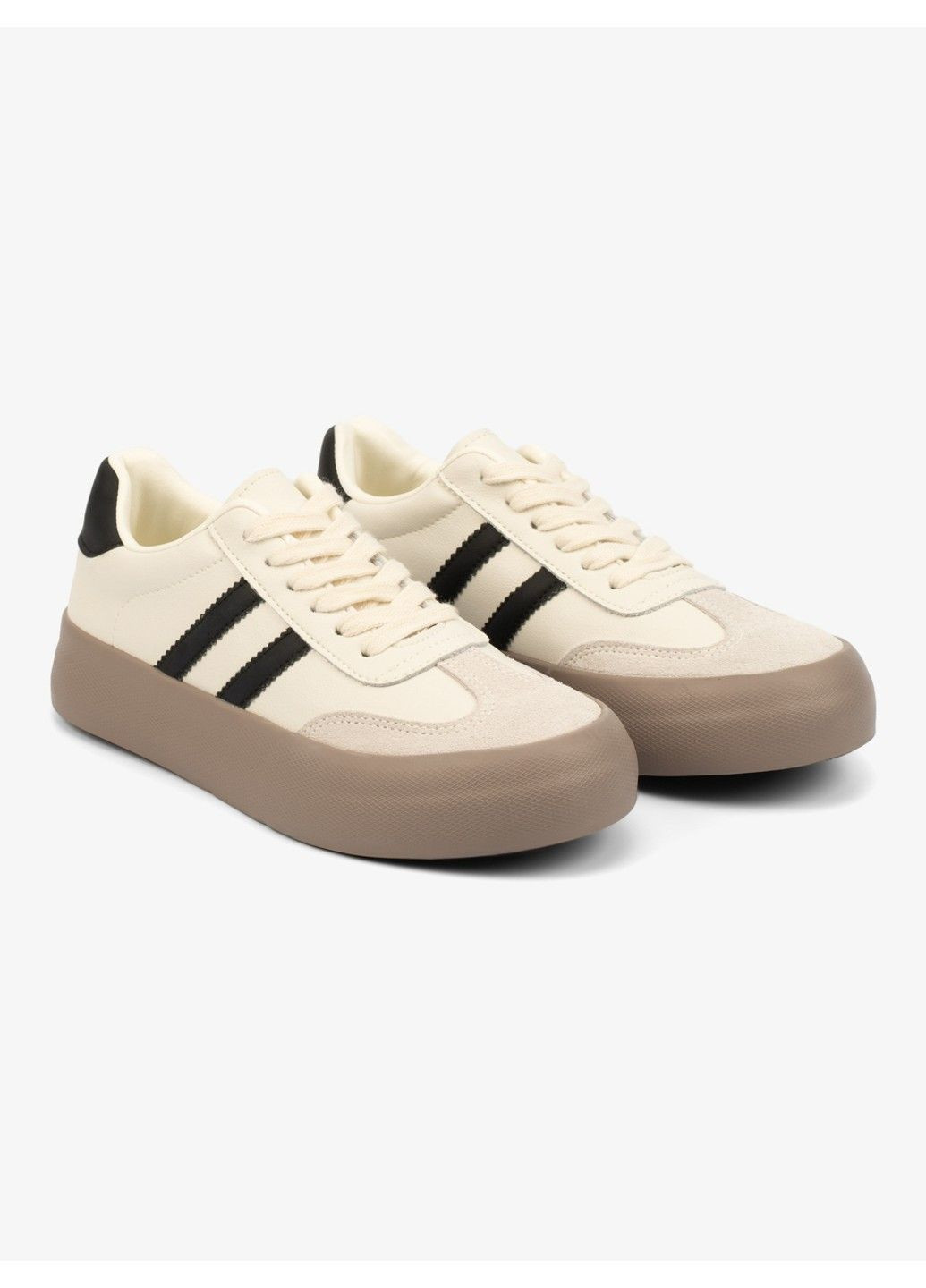 Женские кроссовки 1100618 Podio бежевые демисезоны (302065898)