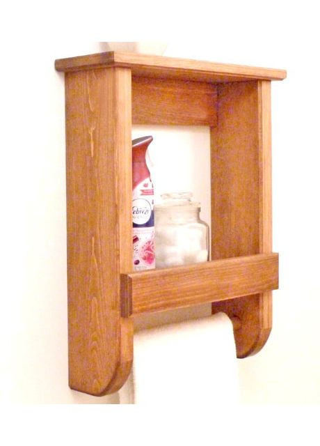 Полка для ванной из дерева Финкеталь сиена (ВНП-007905) No Brand (328091931)