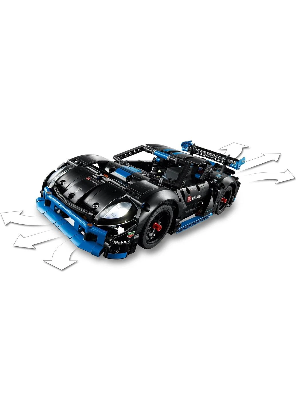 Конструктор Technic Автомобіль для перегонів Porsche GT4 e-Performance 834 деталі 42176 Lego (378358362)
