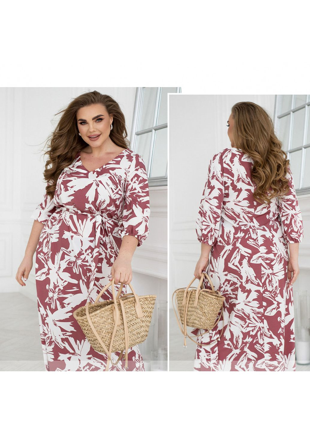 Темно-розовое платье Liton