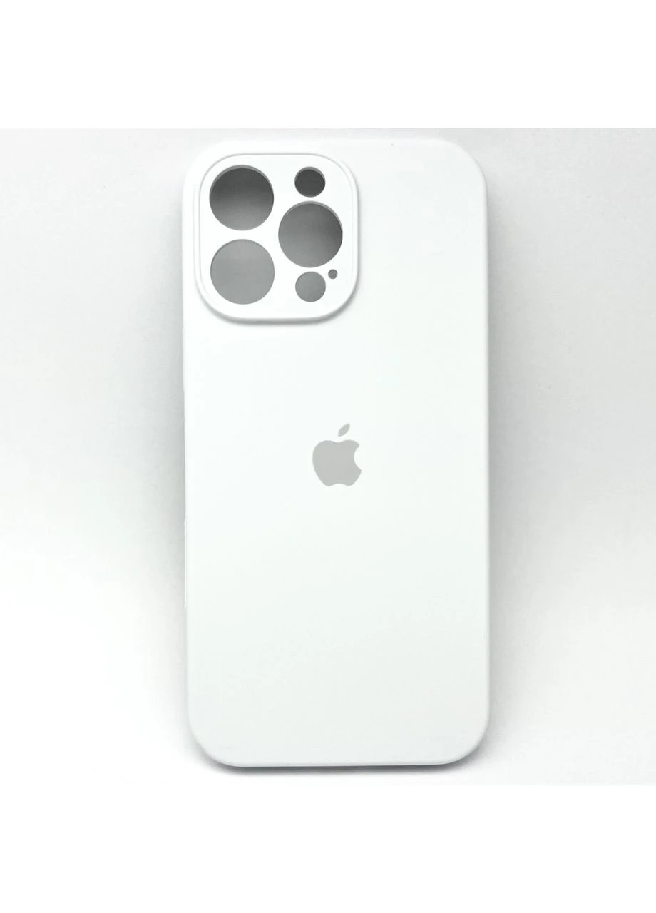 Чохол на 15 PRO full camera White закритий силіконовий для айфон 15 ПРО Silicone Case (378139230)