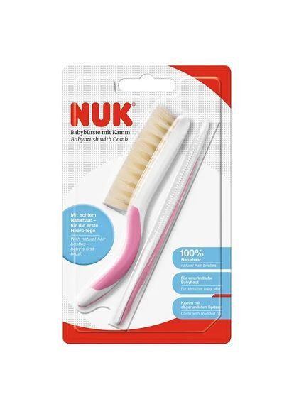 Расческа и щетка для волос, розовый () NUK 3952943 (366472266)