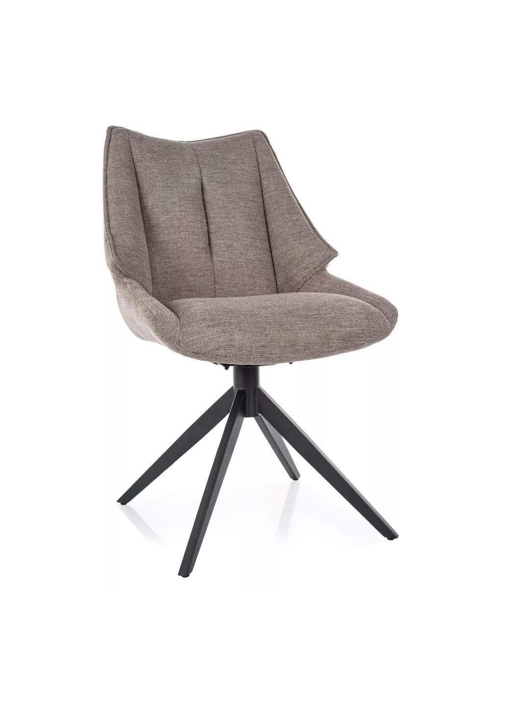 Стілець кухонний CODA BREGO чорний каркас / беж 34 CODABRCBE Signal (372178716)