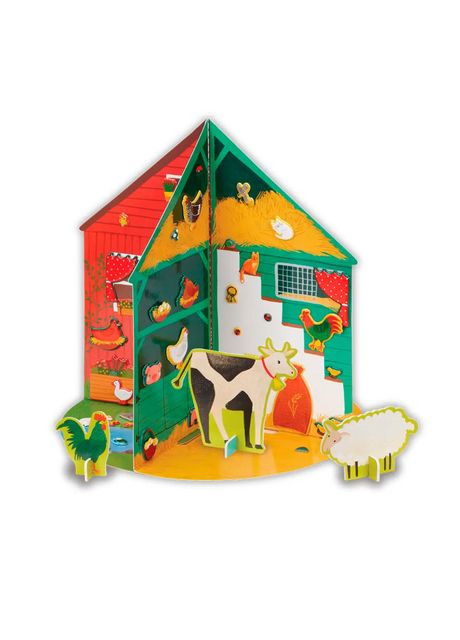 Развивающий набор Окружающая среда – амбар 3d (PSP-03) Let's Craft (370259676)