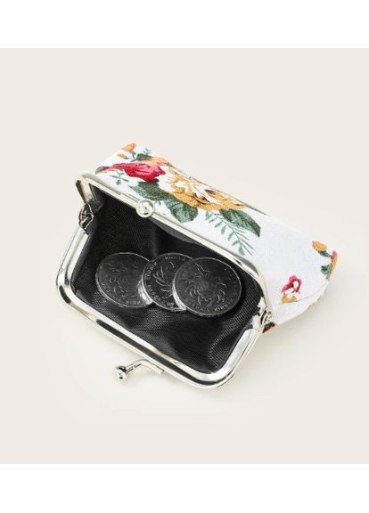 Женский текстильный кошелек-монетница с цветочным узором «Flowers» ( ) China (366874828)