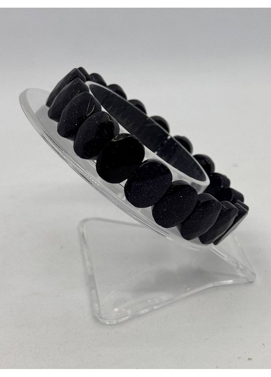 Браслет з авантюрину 13*10 мм 18 см Синій No Brand (350633905)