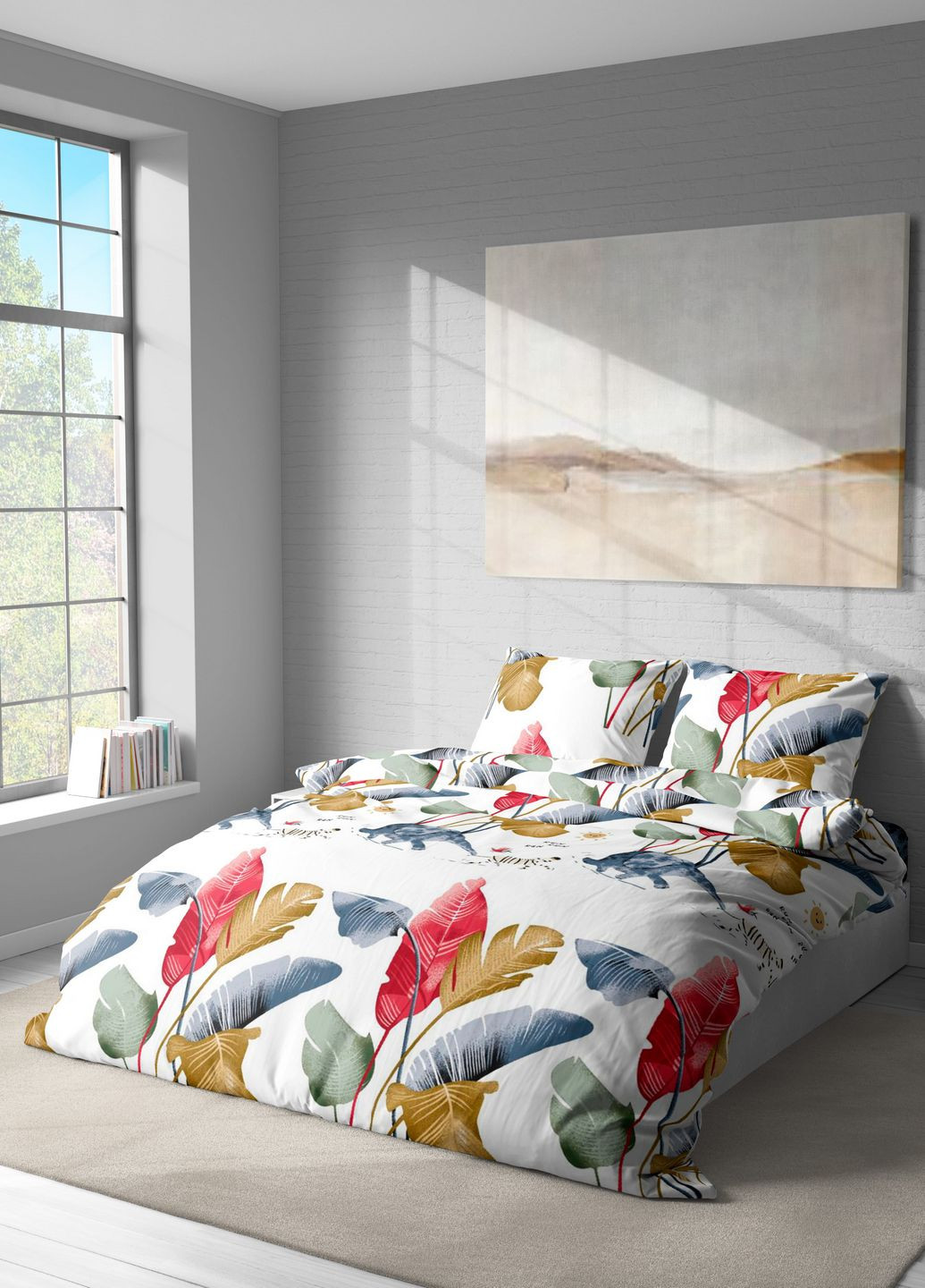 Комплект постельного белья Евро поплин L-2052/1 Lelit (325701741)