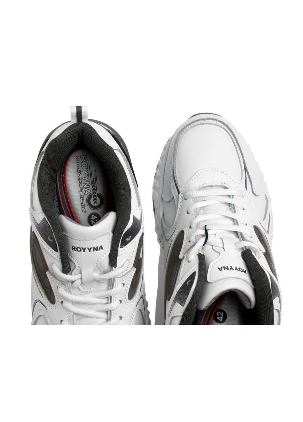 Белые кроссовки 7243038 41 цвет белый Royyna
