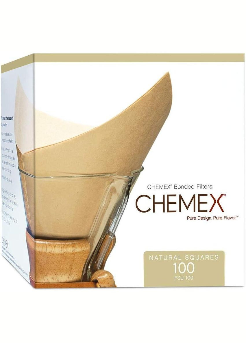 Фільтри для Кемексу Chemex FSU-100 Натуральні (R-FSU-100-VS) No Brand (314455085)