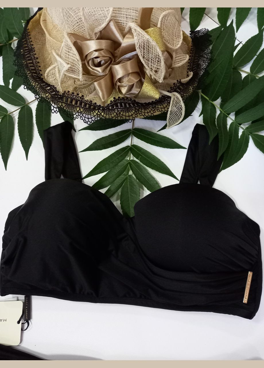 Чорний літній роздільний чорний купальник marc&andre 1829 982 марк андре бандо Marc & André