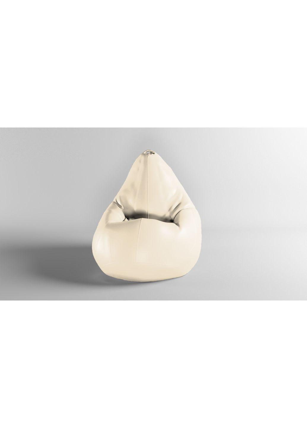 Кресло-мешок груша, M-100х75 Экокожа Zeus Delux Vanilla SkyPuff (361258730)