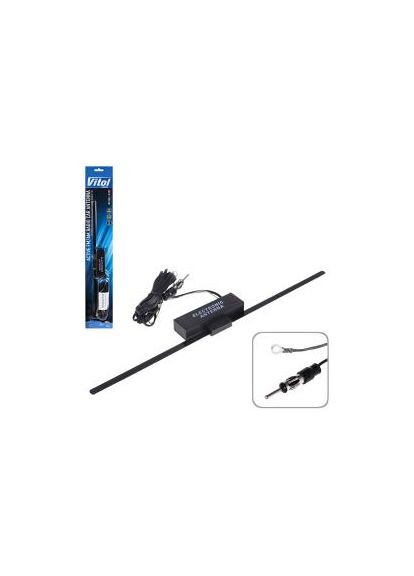 Антена активна 130км/20dБ Н61102 чорна/блістер No Brand (354748214)