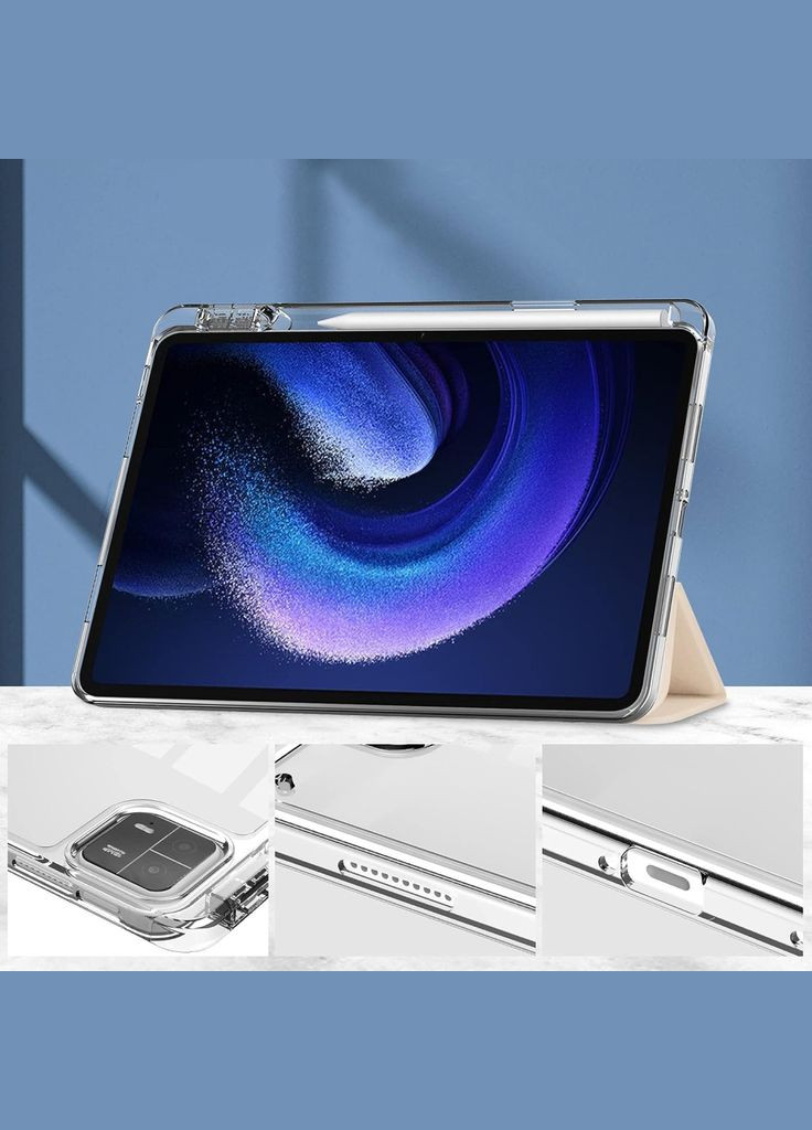 Чехол для планшета TPU Edge stylus mount Xiaomi Mi Pad 6/6 Pro 11" Rose Gold (709557) BeCover (315138169)