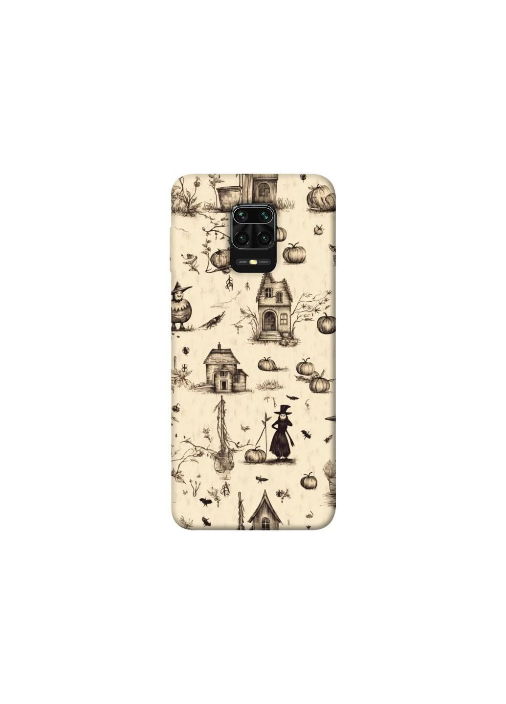 Чехол на Xiaomi Redmi Note 9s / Note 9 Pro / Note 9 Pro Max Halloween aesthetic ver.1 Frontalka (363903038)