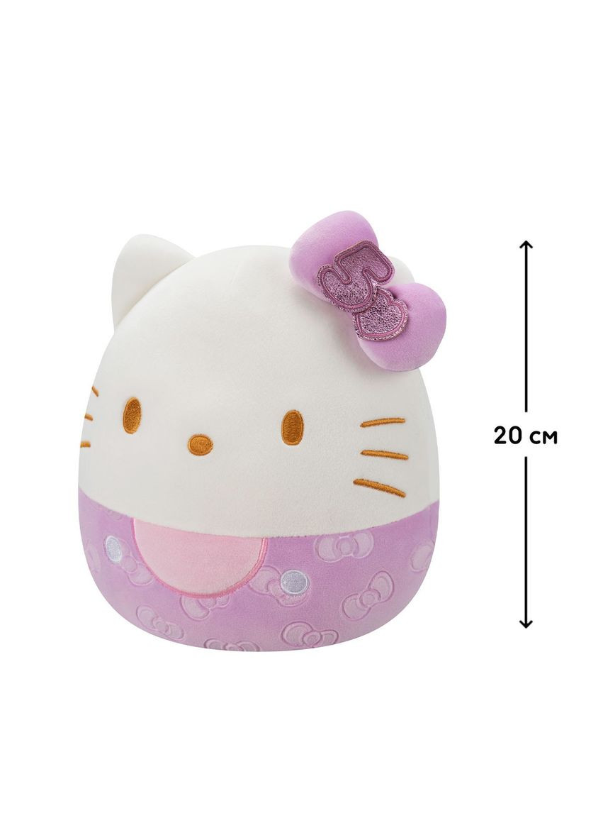 М'яка іграшка Хелоу Кітті в пурпуровому (20 cm) Squishmallows (344449182)