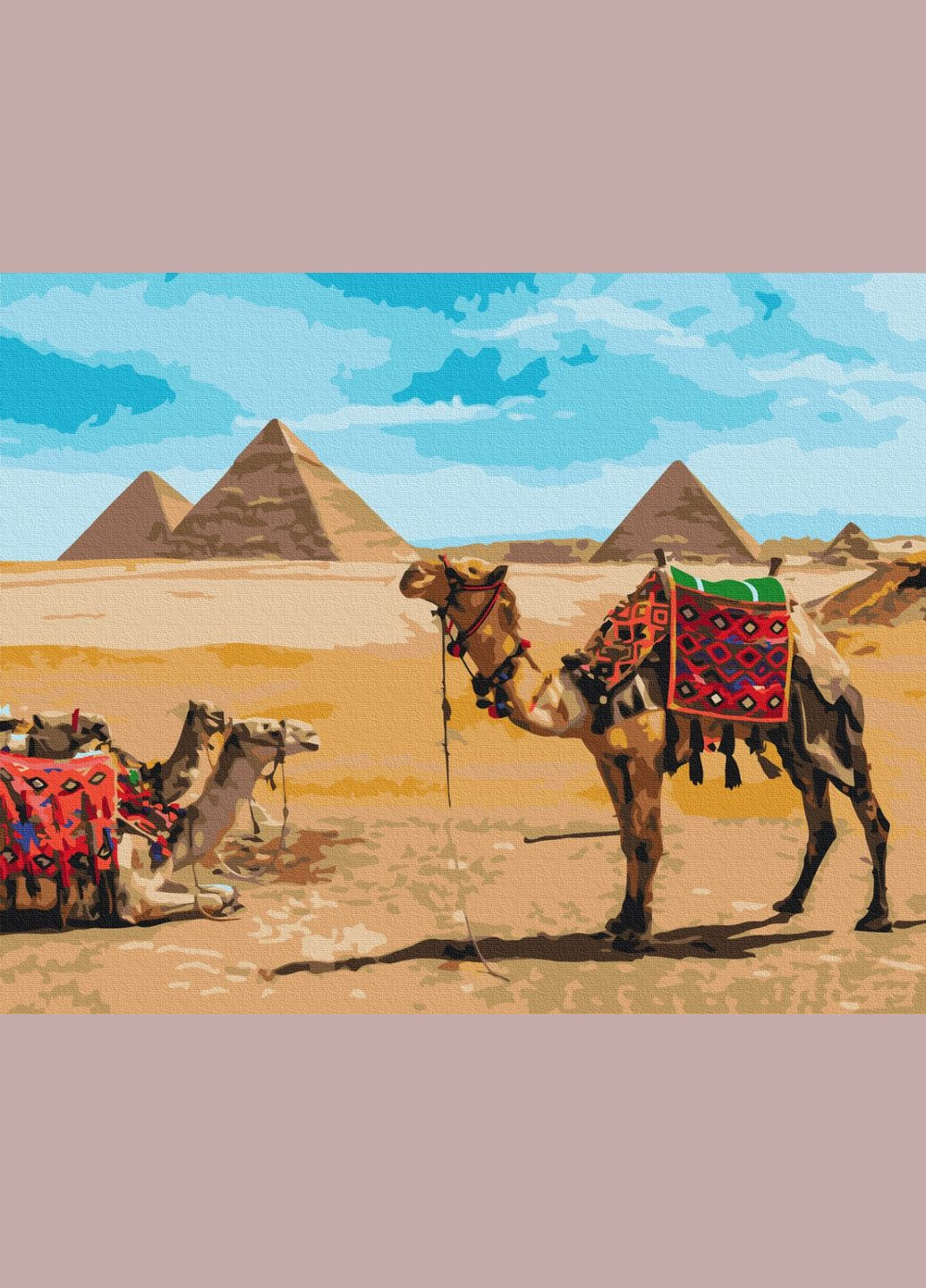 Картина по номерам "Египетский колорит" 48x60 см Brushme (366732194)