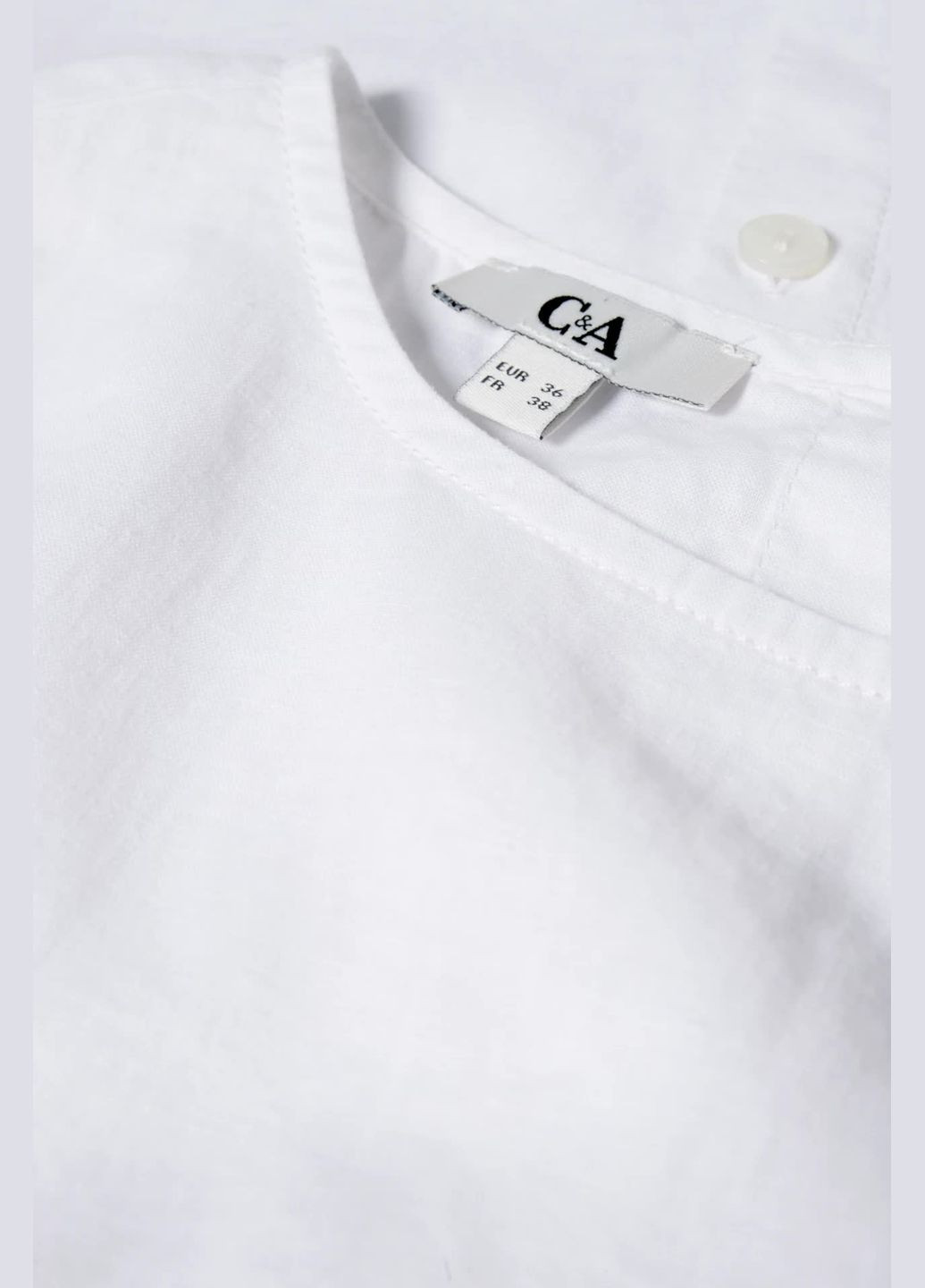 Белая блуза из льна C&A