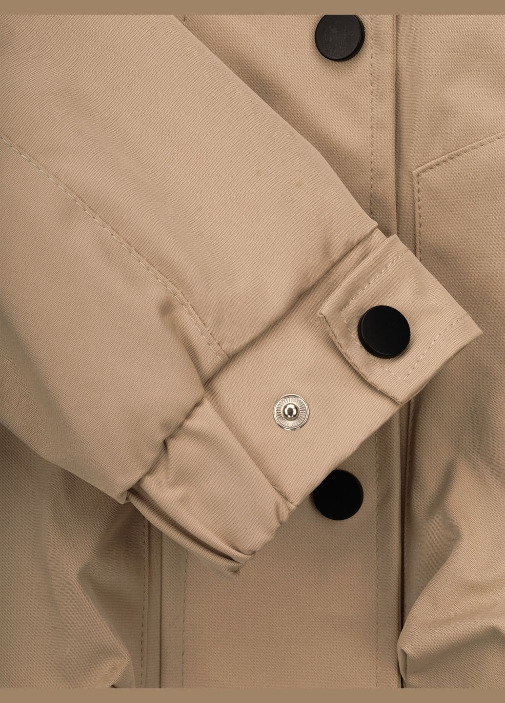 Бежевая демисезонная ветровка No Brand