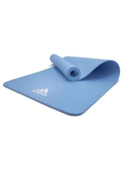 Коврик для йоги Yoga Mat Уни 176 х 61 х 0,8 см Голубой (ADYG-10100GB) adidas Yoga Mat Уні 176 х 61 х 0, 8 см Блакитний (366650667)