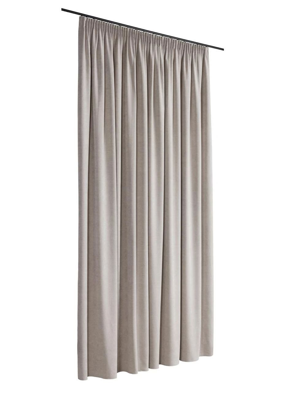 Шторы из матового шенила 2шт. 2,5м х от 2,5м до 3м HYGG (370367083)