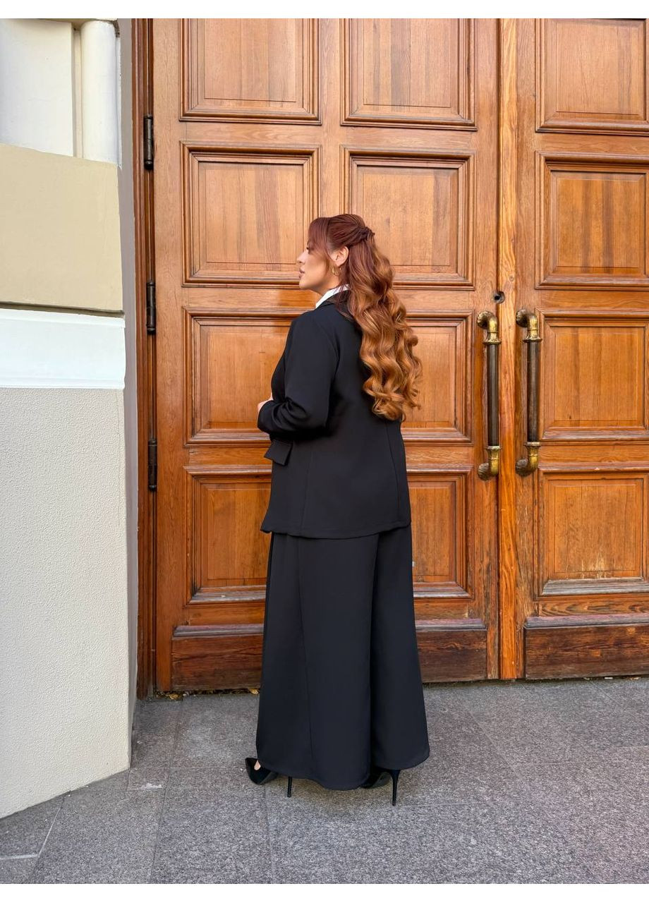 Жіночий костюм-трійка: піджак + брюки + краватка (заміри в описі) DK/DL Мода без кордонів (362188837)