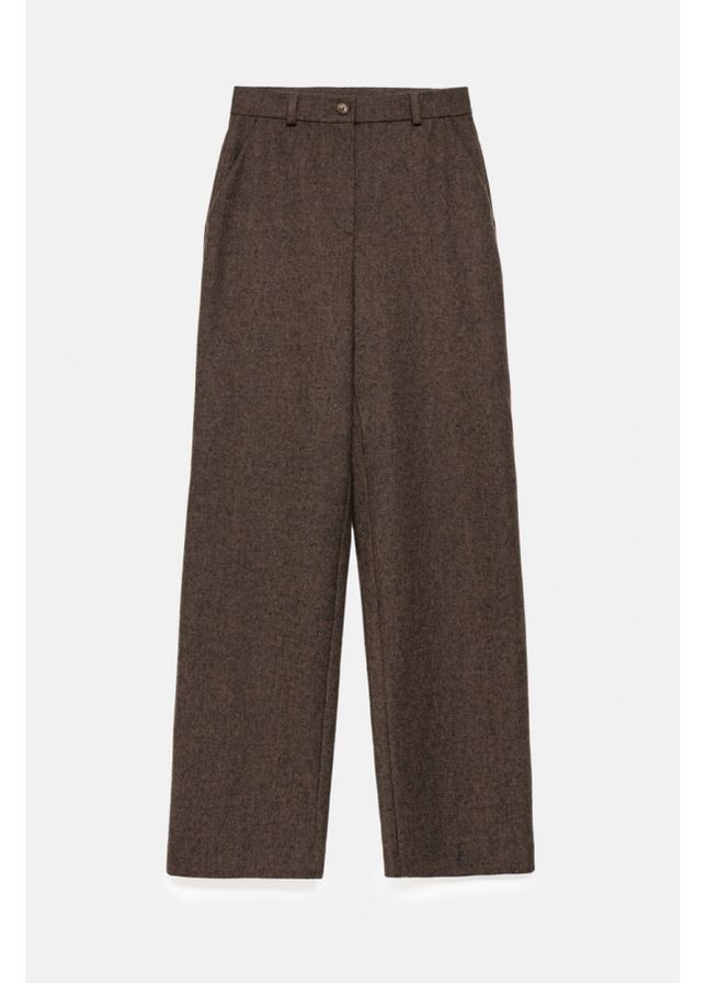 Теплые женские брюки прямого кроя (3086) Triko Bakh (366873137)