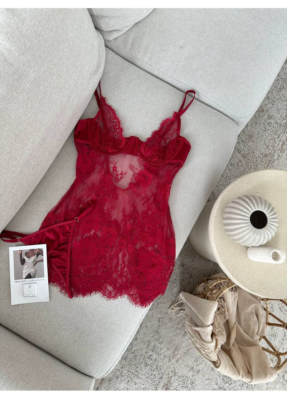 Пеньюар красный Vital-Textile 044/106 (361853697)