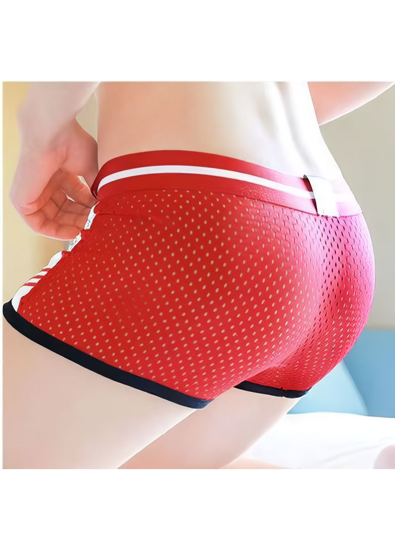 Мужские трусы боксеры "Heshenghui" XXXL Красный No Brand (368892816)