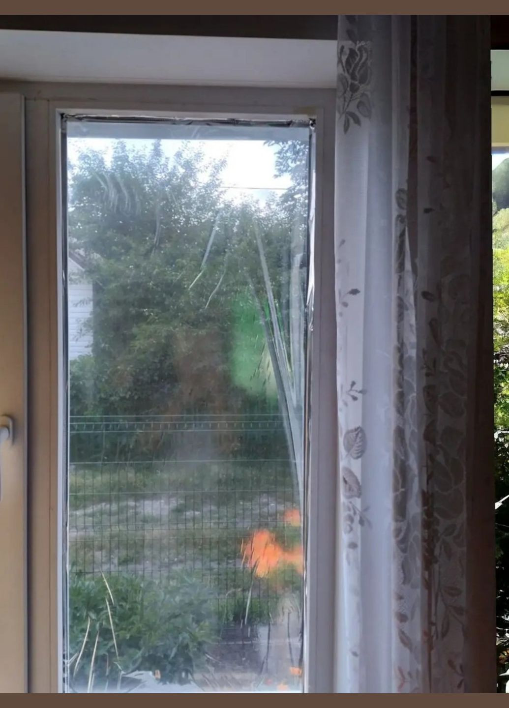 Пленка от солнца на окна с УФ защитой 20 мкм 2 полотна 1000х1000 мм (комплект 5 упаковок) Home (332186488)