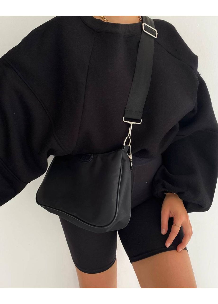 Черный свитшот однотонный (369981301)