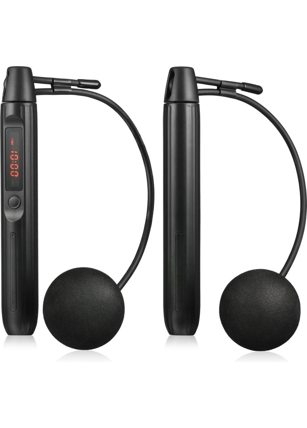 Умная скакалка Smart с дисплеем и Bluetooth черная Gymtek (367959924)