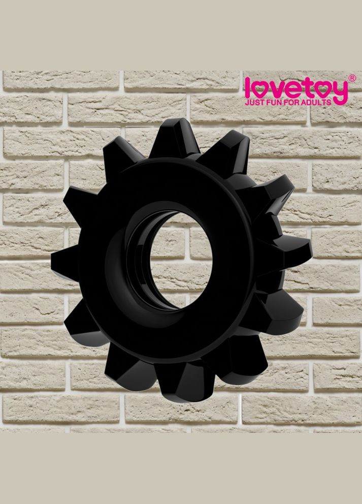 Кольцо эрекционное на пенис черное"Power Plus Cockring 3" Lovetoy (301153779)