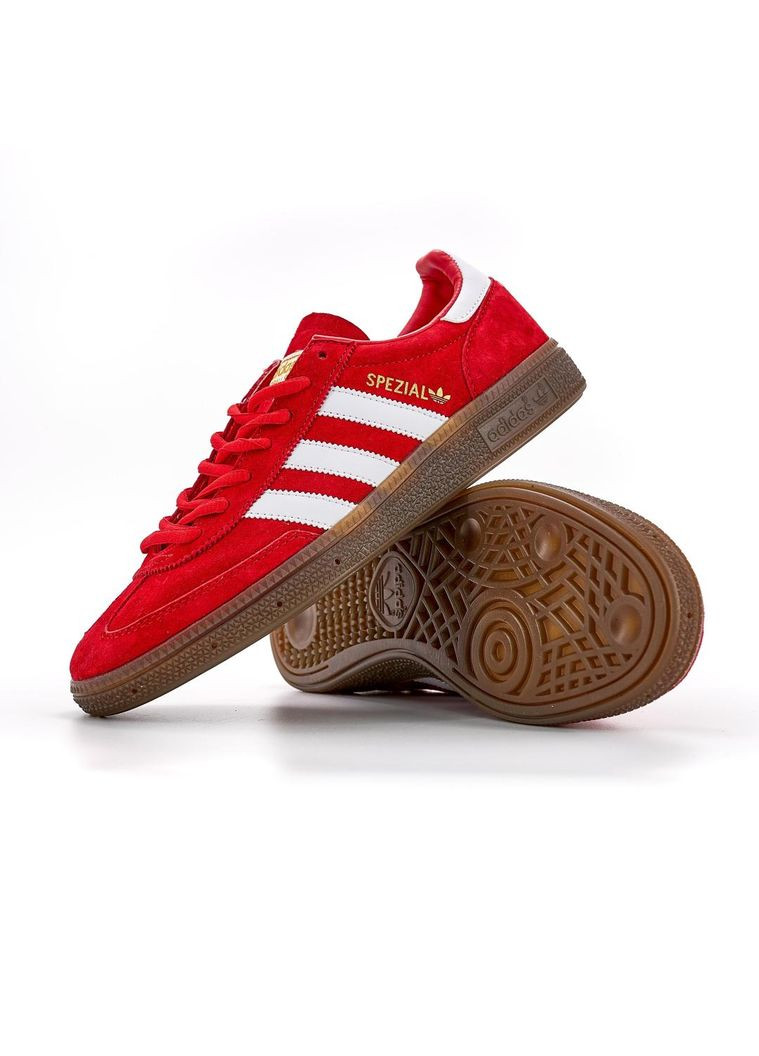 КРОССОВКИ ЖЕНСКИЕ ADIDAS SPEZIAL RED WHITE АДИДАС СПЕЦИАЛ No Brand белые демисезоны (367171289)