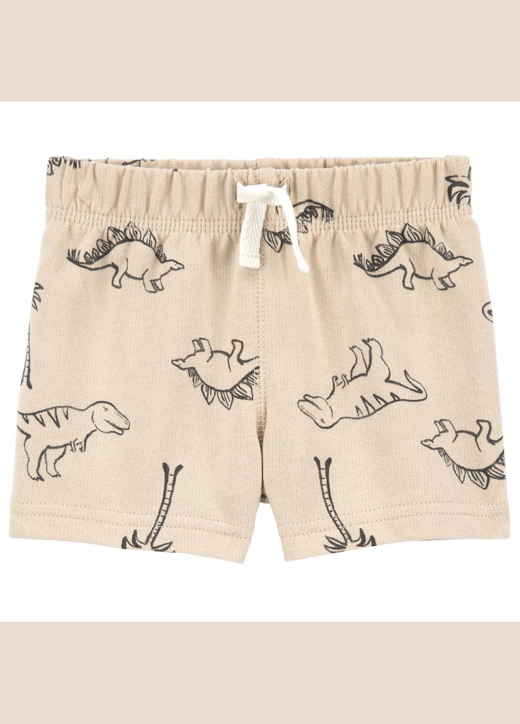 Коричневый летний комплект 3в1 боди, футболка, шорты для мальчика 81-86 см (1s490210_24m) Carter's