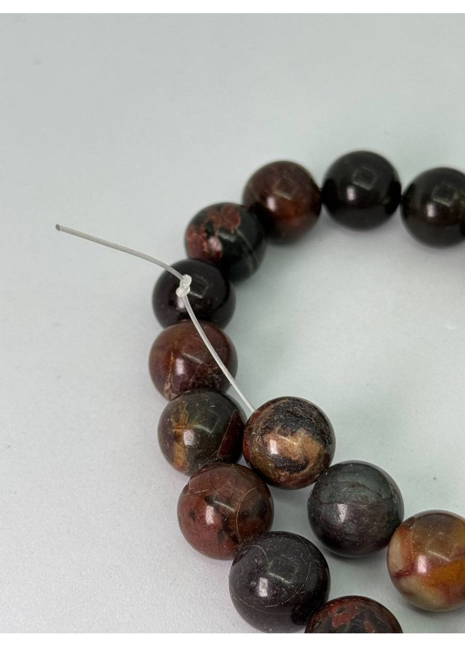 Яшма на нитці без застібки 12 мм 40 см Комбінований No Brand (361319851)